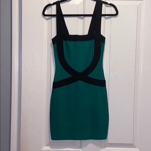 Guess by Marciano Emerald green bandage dress